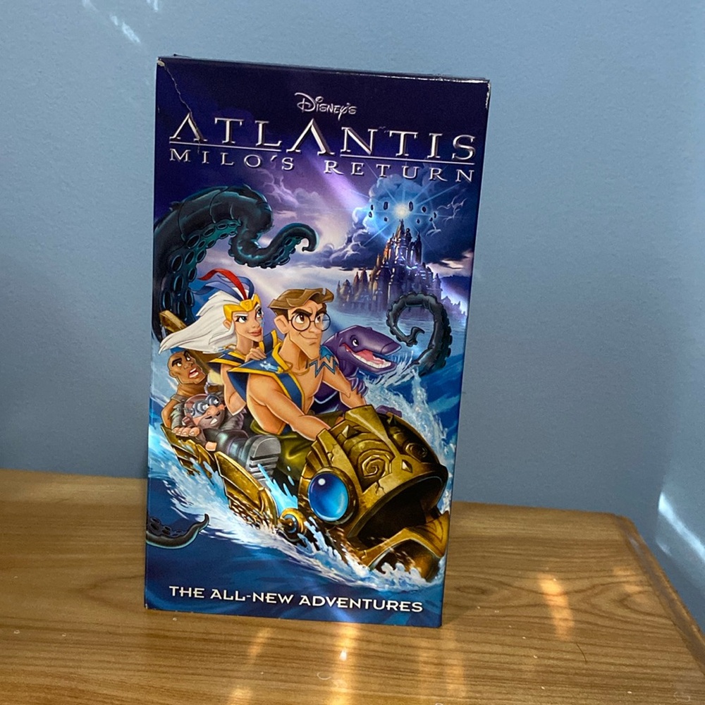 Disney's Atlantis Milos Return VHS